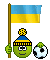 04 Flaggenkunterbunt 018 Smiley – Fussball
